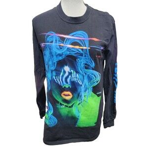 Lady Gaga Enigma Long Sleeve Band T-Shirt Size Small